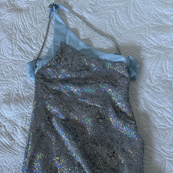 For love and lemons asymmetrical maxi sequence dress - Picture 2 of 16